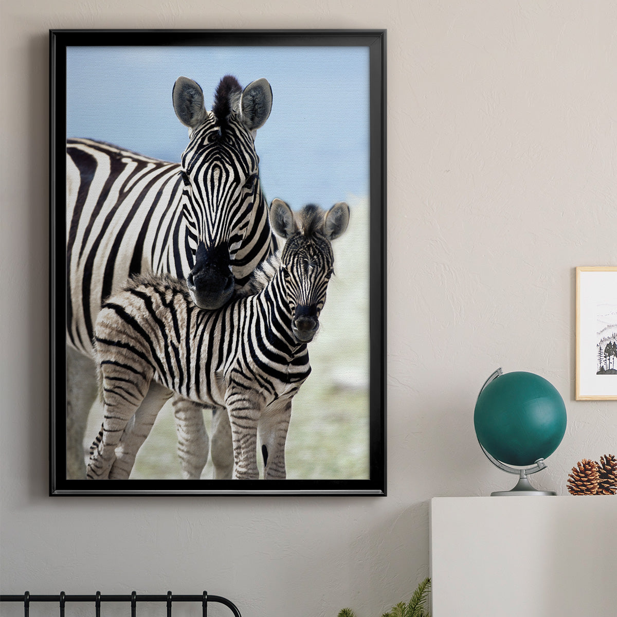 Family of Namibia - Modern Framed Canvas Print