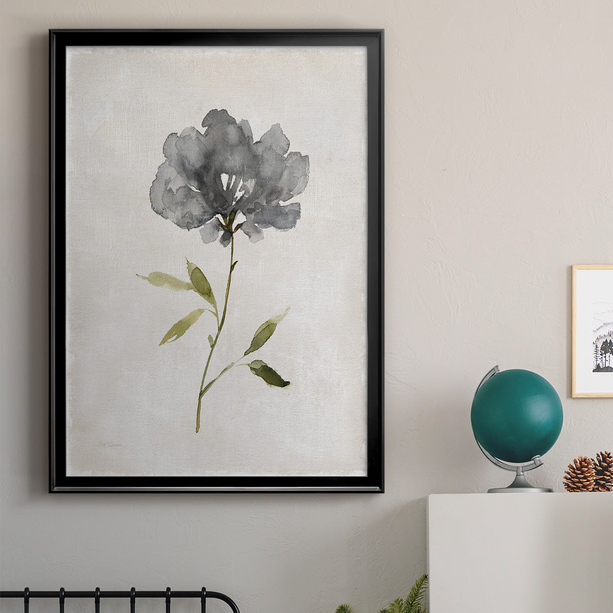 Botanical Beauty I - Modern Framed Canvas Print