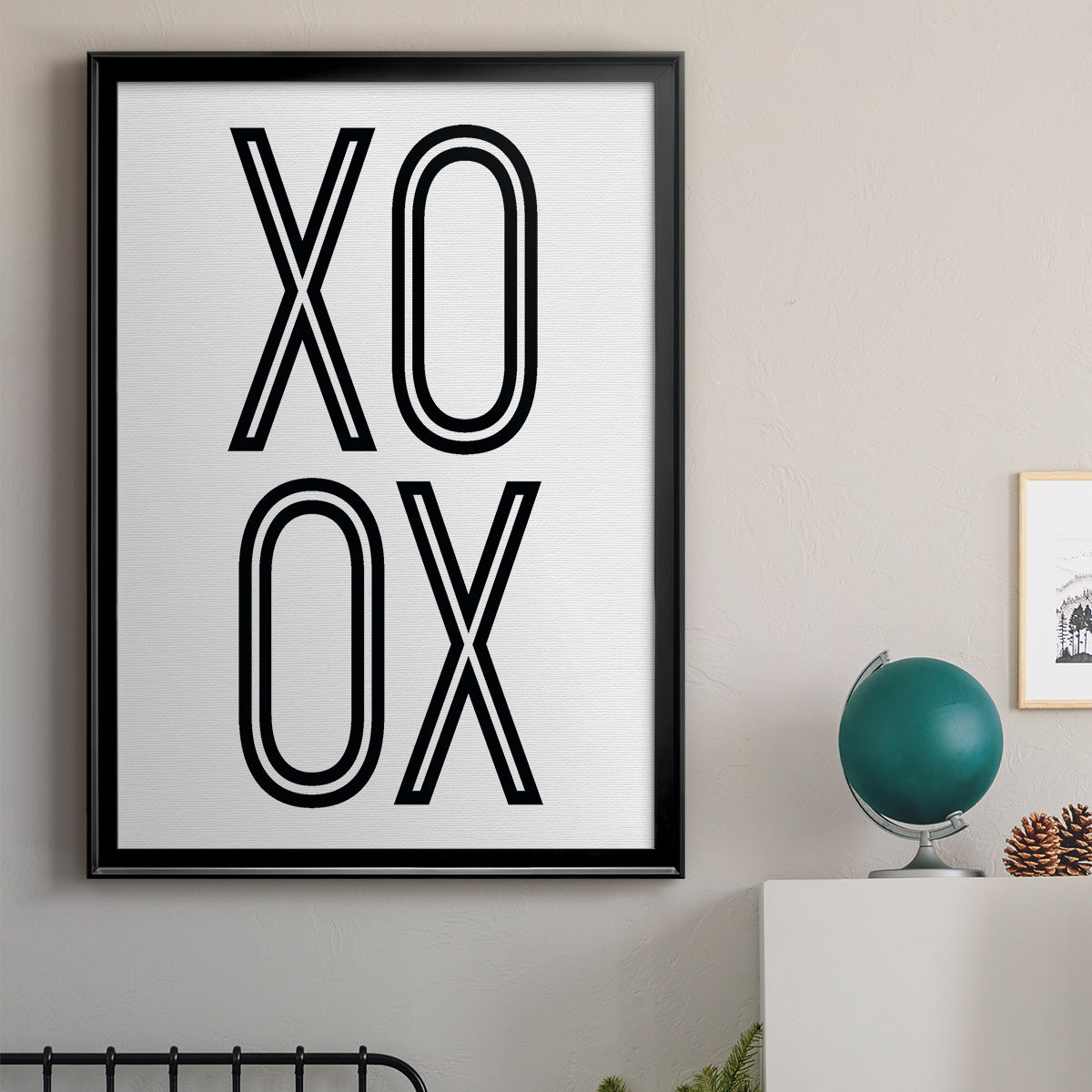 Bold Love I - Modern Framed Canvas Print