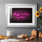 Neon Love I - Modern Framed Art Print