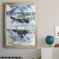 Blue Memories II - Modern Framed Canvas Print