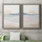 Wave Tableau I - Premium Framed Canvas 2 Piece Set - Ready to Hang