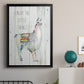 Llama Little Things - Modern Framed Canvas Print