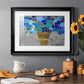 Blue Love - Modern Framed Art Print