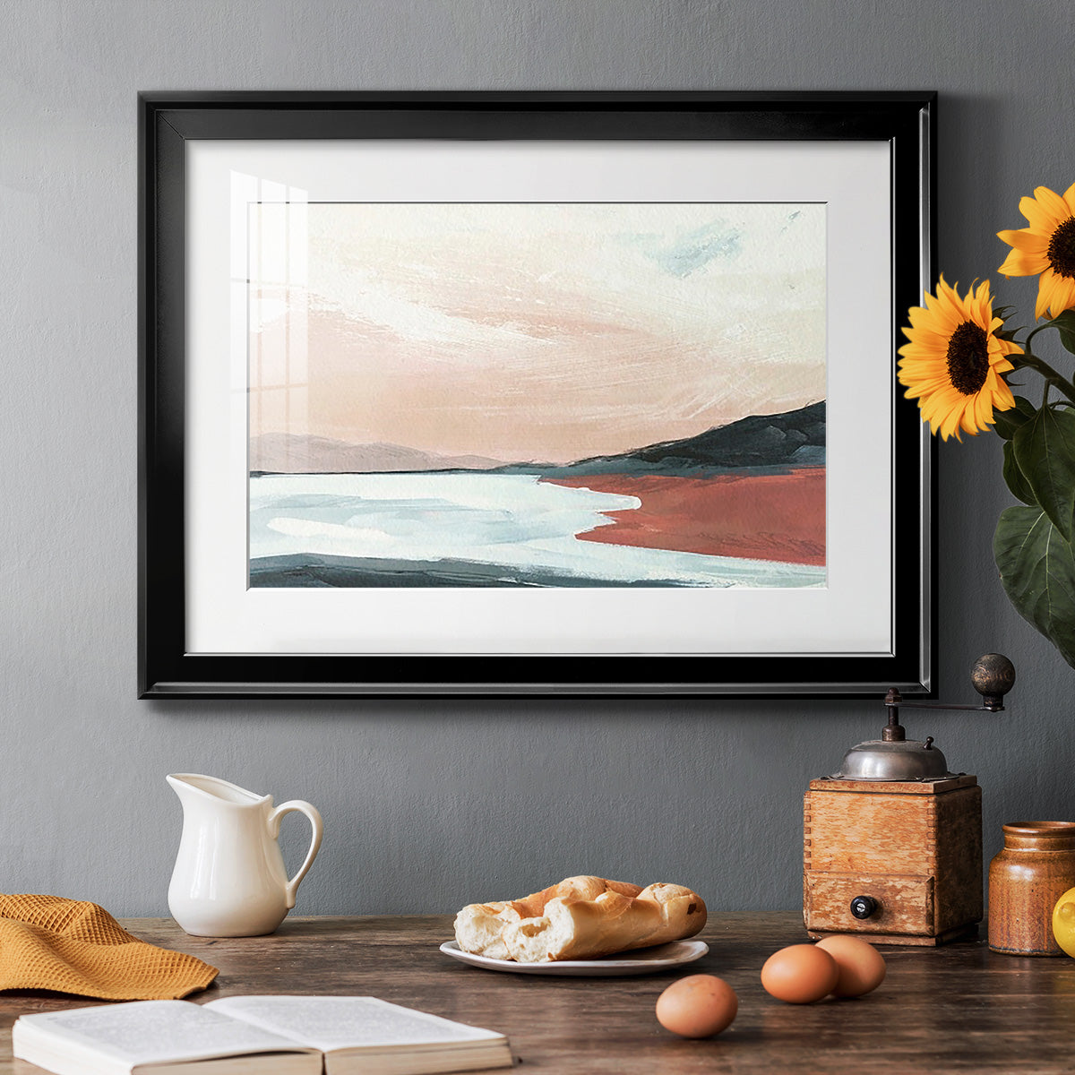 Paynes Coast II - Modern Framed Art Print