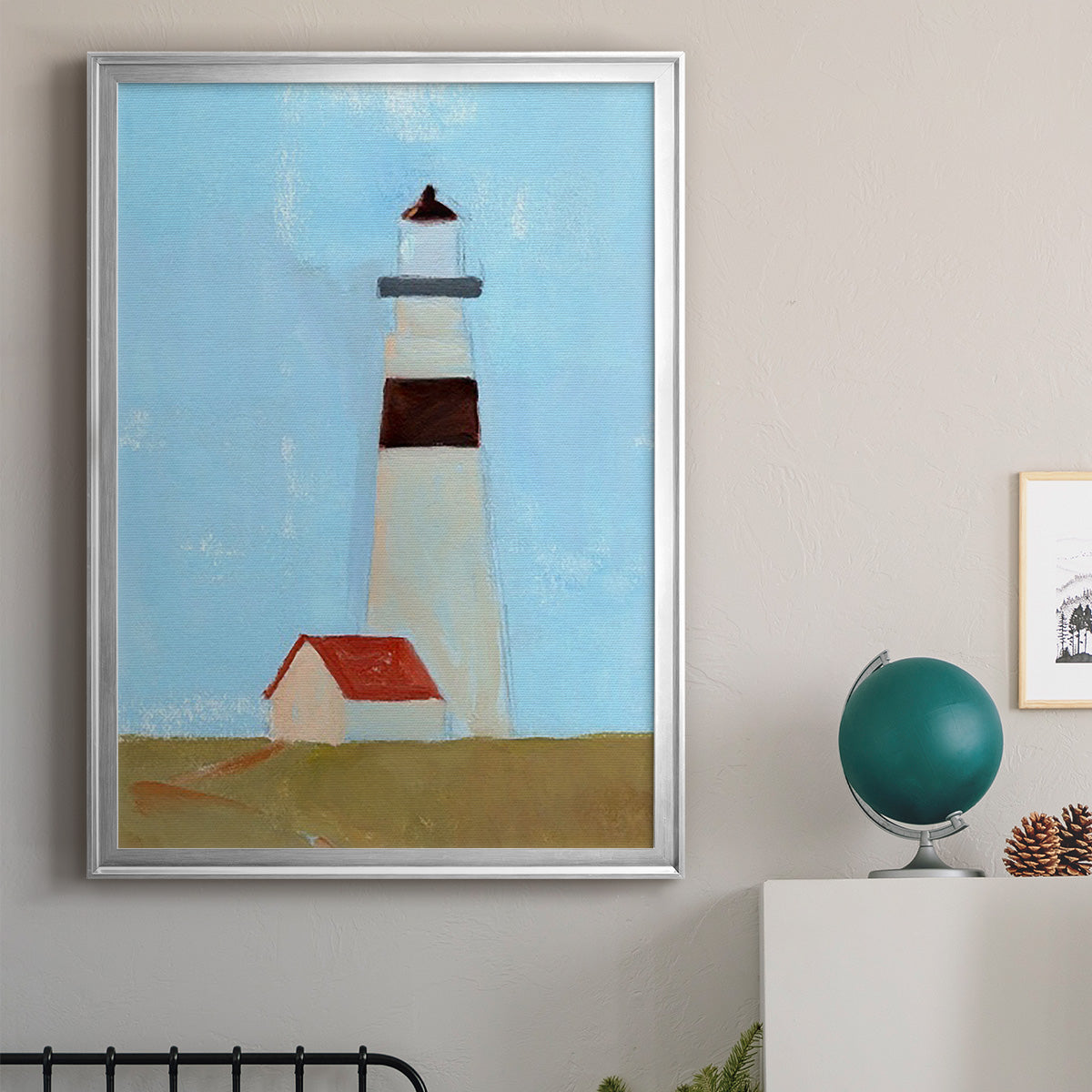 Lookout Point II - Modern Framed Canvas Print