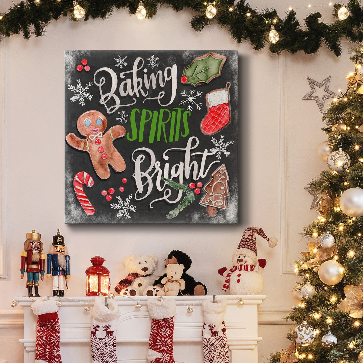 Baking Spirits Bright I-Premium Gallery Wrapped Canvas - Ready to Hang