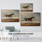 Dr. Syntax, a Bay Racehorse, Standing in a Coastal Landscape, an Estuary Beyond, c. 1820 - Floater Framed Canvas Print