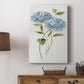 Petite Blue Hydrangea II Premium Gallery Wrapped Canvas - Ready to Hang