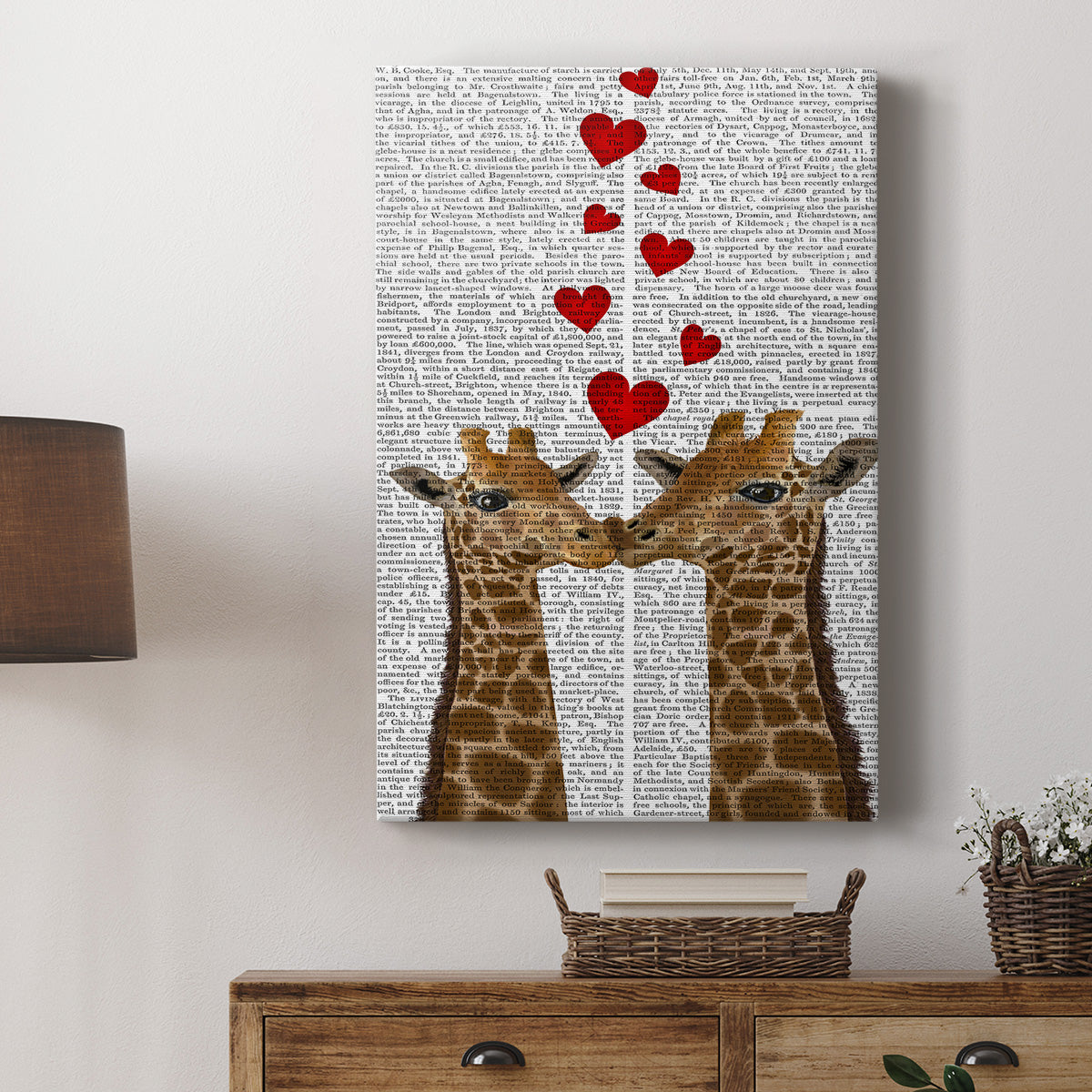 Love is in the Air Collection B - Canvas Art Print