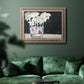 White Flowers in Fuchsia II Premium Framed Canvas- Ready to Hang