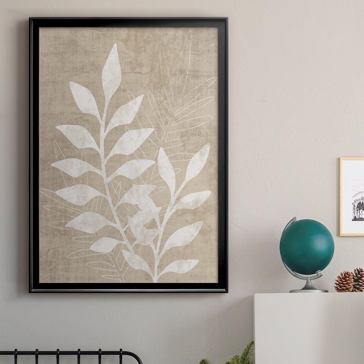 Foliage Retreat I - Modern Framed Canvas Print