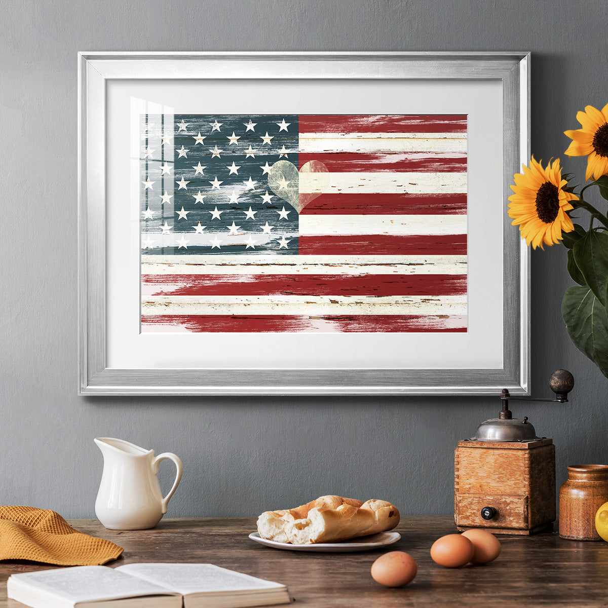 Heart of America Premium Framed Print - Ready to Hang