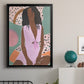 Curly Lady III - Modern Framed Canvas Print