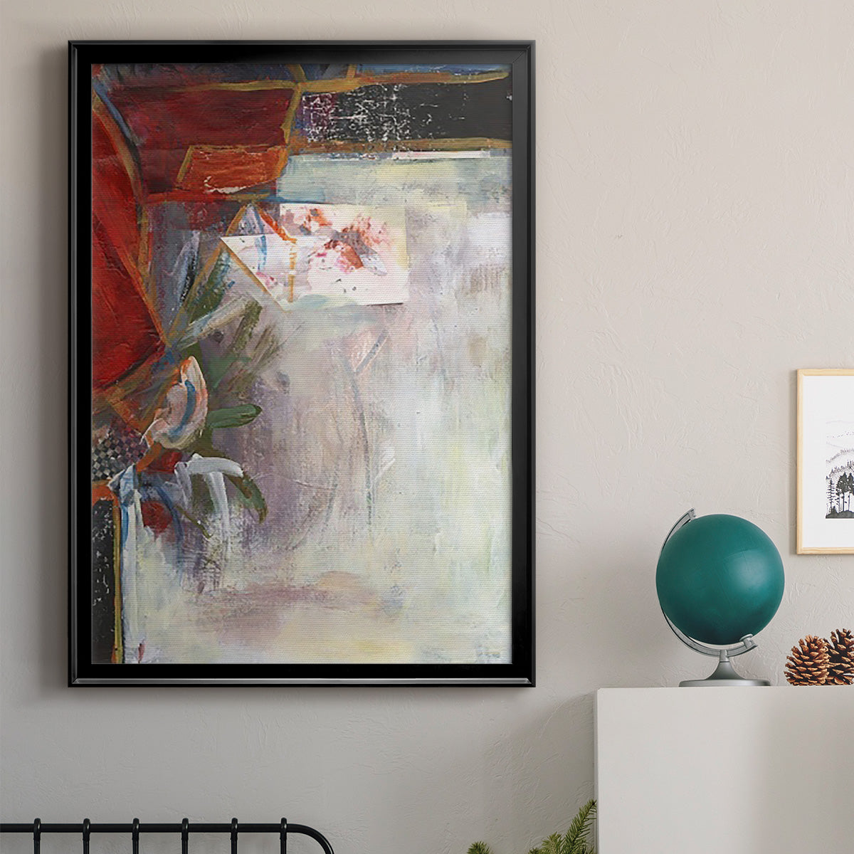 City Life III - Modern Framed Canvas Print