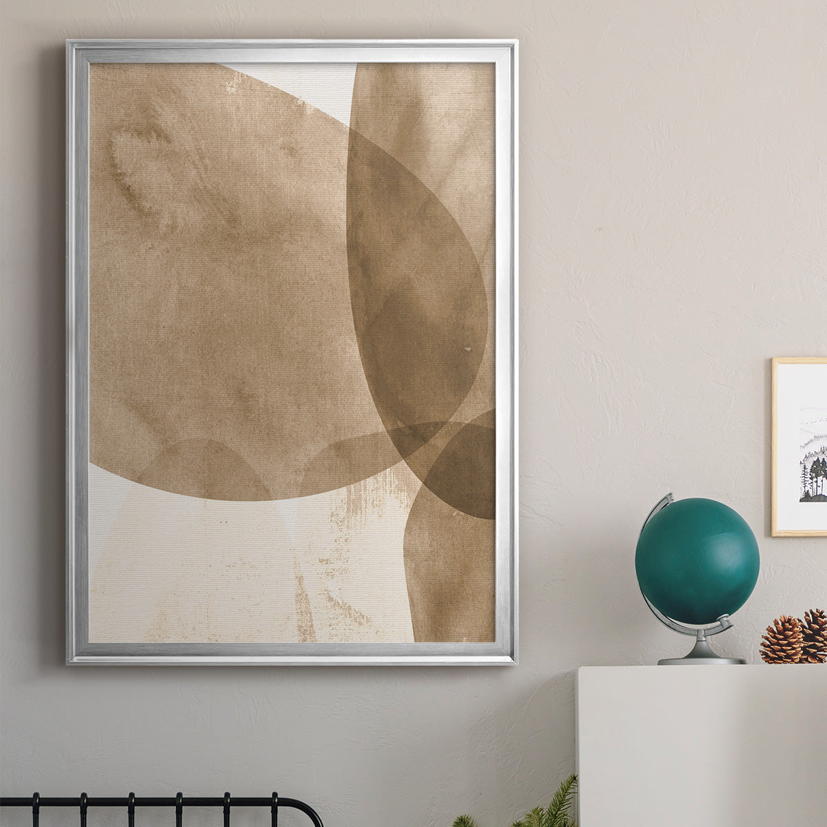 Neutral Object I - Modern Framed Canvas Print