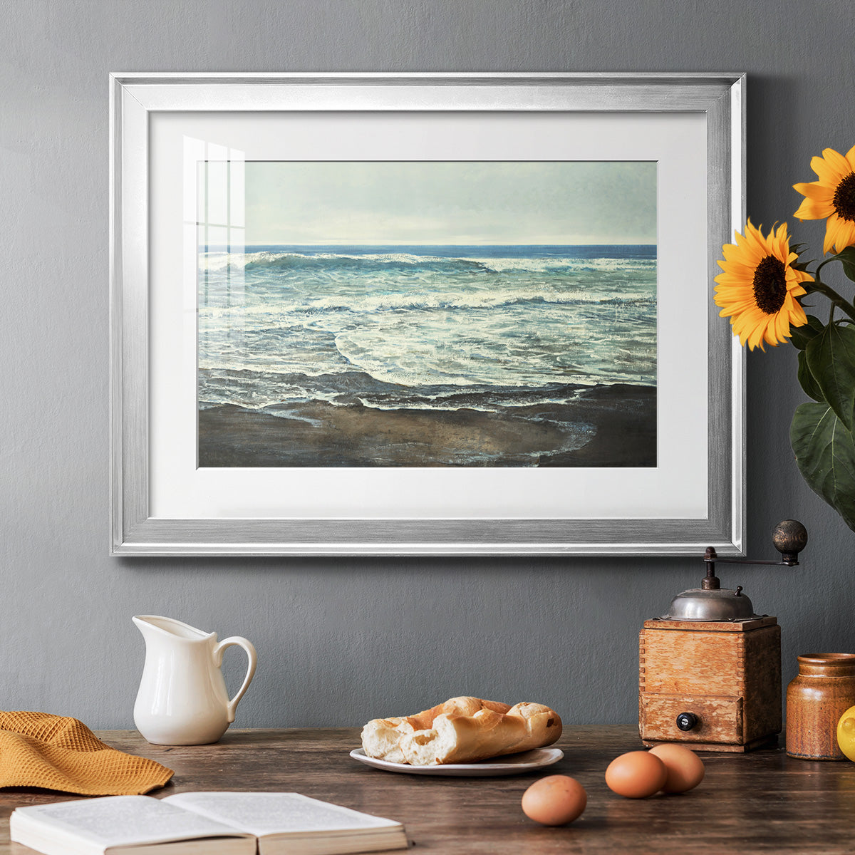 Coastal Reflection - Modern Framed Art Print