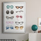 Vintage Glasses II - Modern Framed Canvas Print