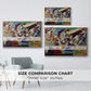Fragment 2 for Composition VII, 1913 - Floater Framed Canvas Print