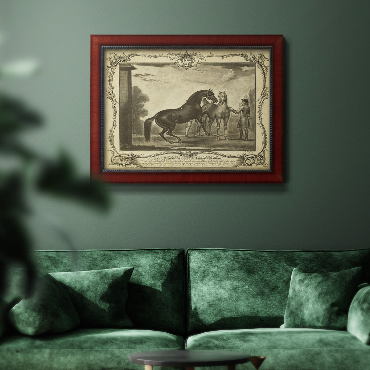 Distinguished Horses III Premium Framed Canvas- Ready to Hang