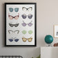 Vintage Glasses I - Modern Framed Canvas Print