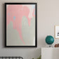 Blushing Abstract IV - Modern Framed Canvas Print