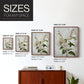 Floral Study Series LXXXVII - Restickable Framed Art Set