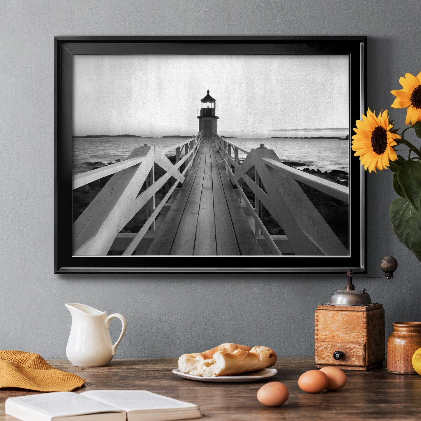 Marshall Point Lighthouse Premium Classic Framed Canvas - Ready to Hang