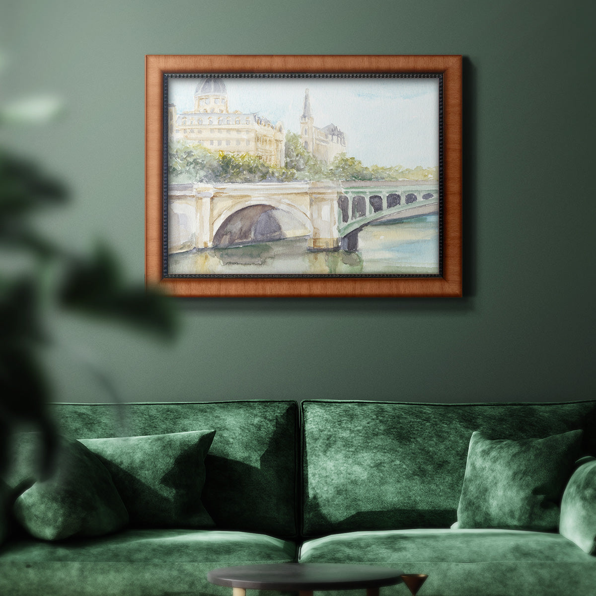 French Bridge Study IV Premium Framed Canvas- Ready to Hang