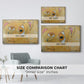 Cubist Dog with Stars (Student Art) - Floater Framed Canvas Print