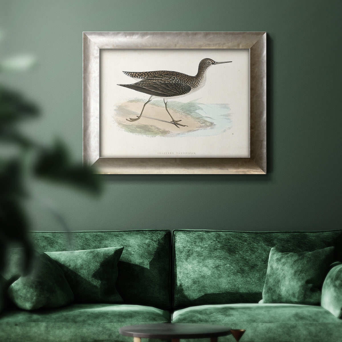 Morris Sandpipers VII Premium Framed Canvas- Ready to Hang