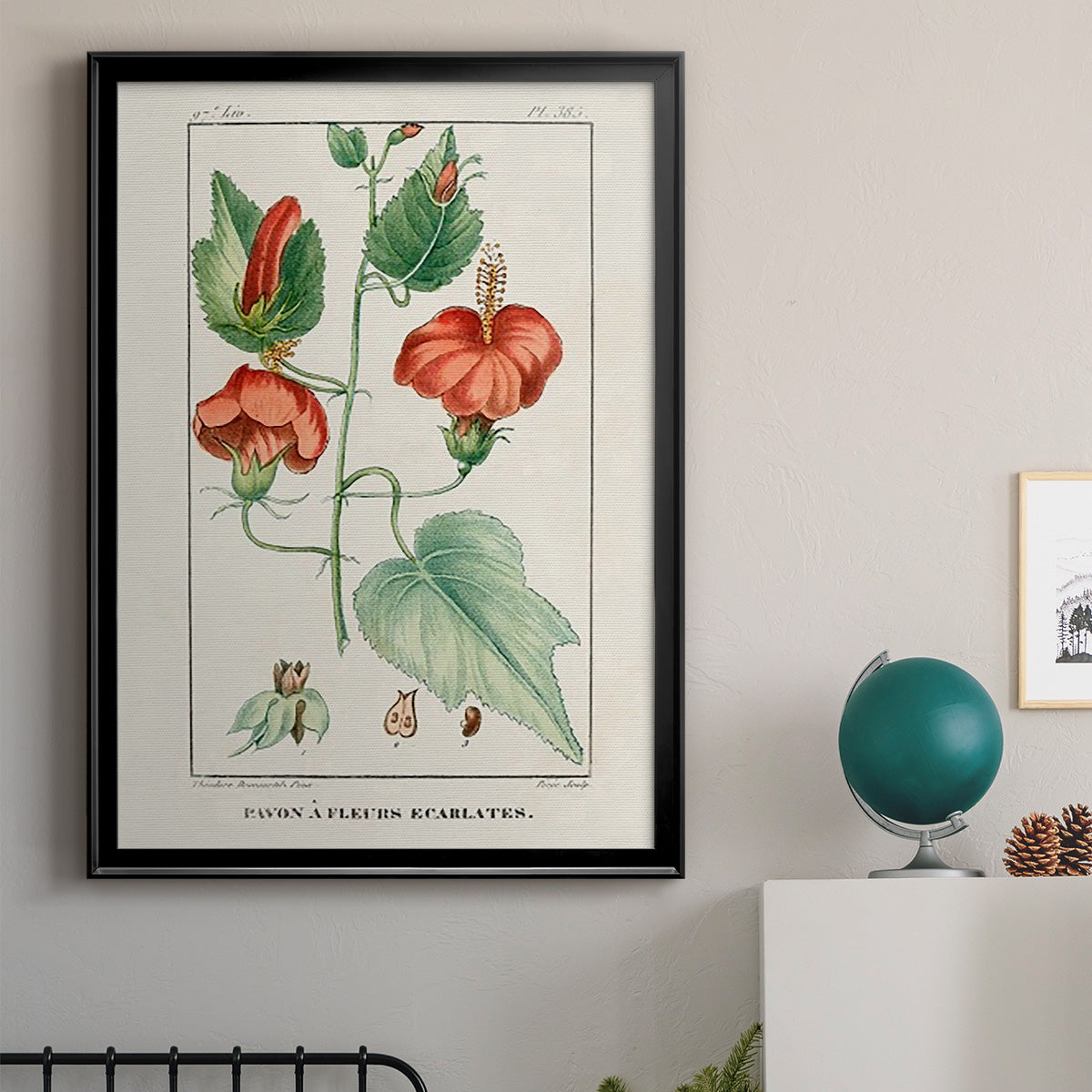 Turpin Tropical Botanicals IV - Modern Framed Canvas Print