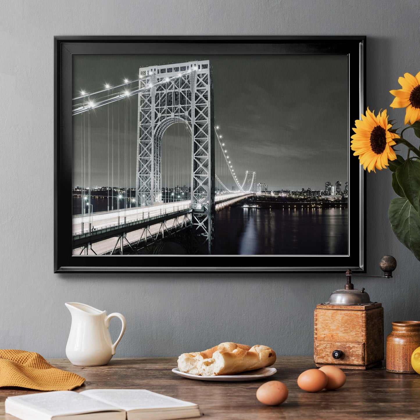 City Lights Premium Classic Framed Canvas - Ready to Hang