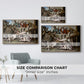 The Sacrifice of Noah (Sistine Chapel), 1509 - Floater Framed Canvas Print