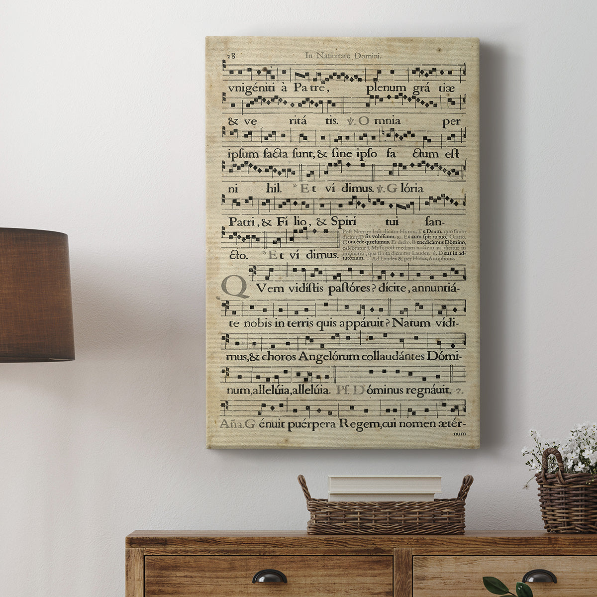 Vellum Songbook III Premium Gallery Wrapped Canvas - Ready to Hang