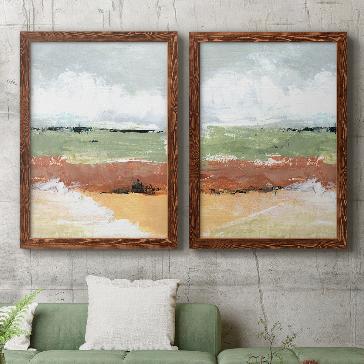 Quiet Prarie Grove I - Premium Framed Canvas - Ready to Hang