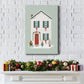 Festive Front Door III - Gallery Wrapped Canvas