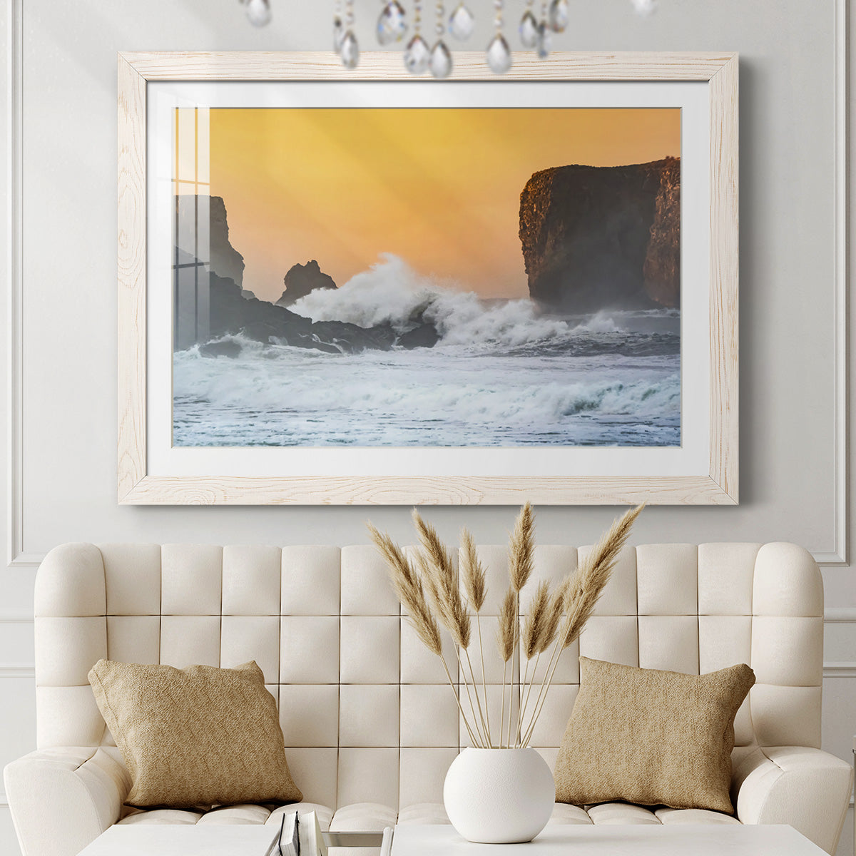 Spray - Barnwood Framed Art Print
