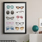 Vintage Glasses II - Modern Framed Canvas Print