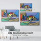 A Dog Named Picasso - Floater Framed Canvas Print