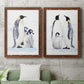 Emperor Penguins I - Premium Framed Canvas 2 Piece Set - Ready to Hang