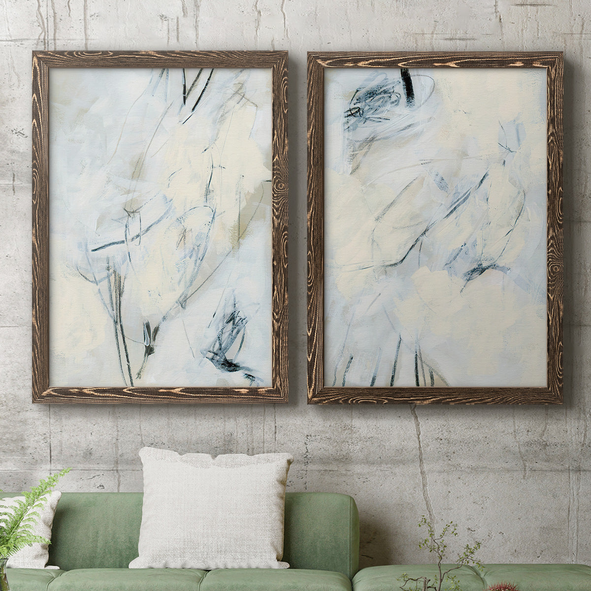 Liminal Space I - Premium Framed Canvas 2 Piece Set - Ready to Hang