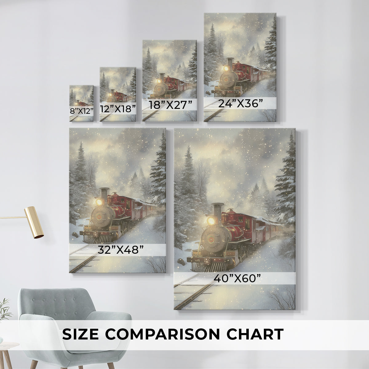 Silver Skies at Dawn - Canvas Art Print