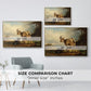 A Goat with Two Kids - Floater Framed Canvas Print
