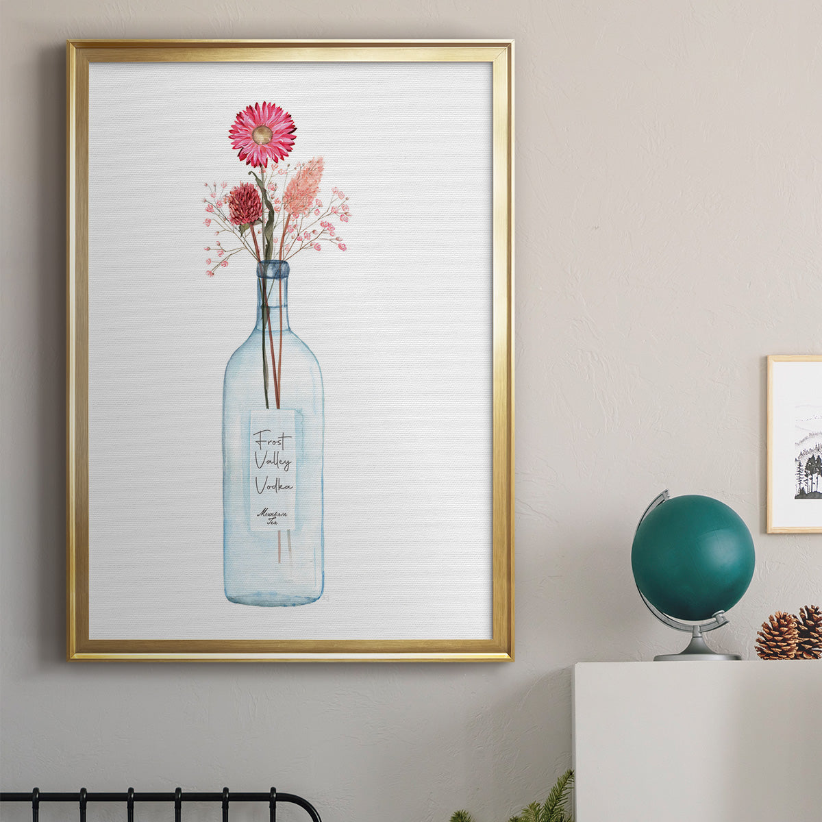 Frost Valley Vodka - Modern Framed Canvas Print