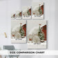 Silver Carol of Snow - Canvas Art Print