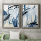 Indigo Swash I - Premium Framed Canvas 2 Piece Set - Ready to Hang