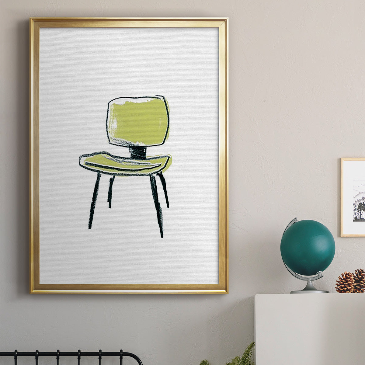 Take a Seat VI - Modern Framed Canvas Print