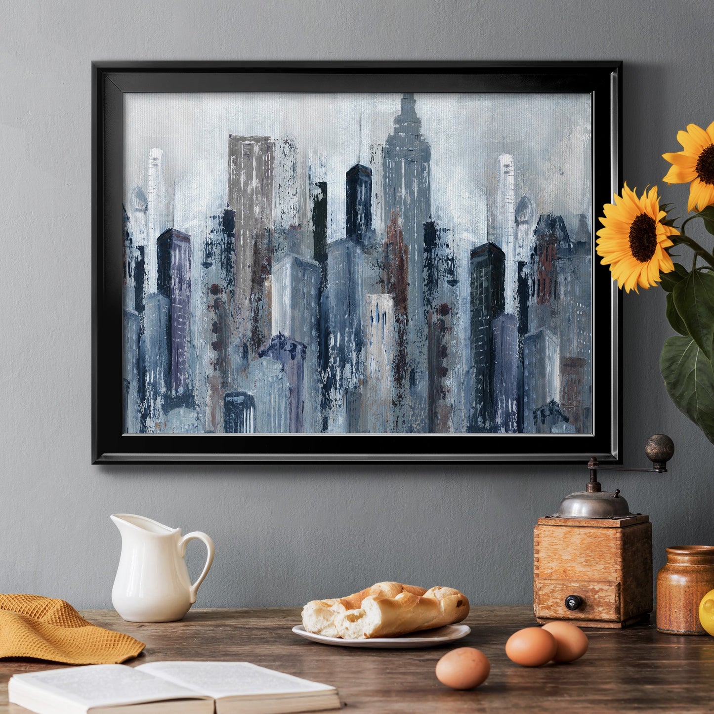 City Mood Premium Classic Framed Canvas - Ready to Hang