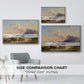 Shepherds and Cattle on Lake Attersee, 1852 - Floater Framed Canvas Print